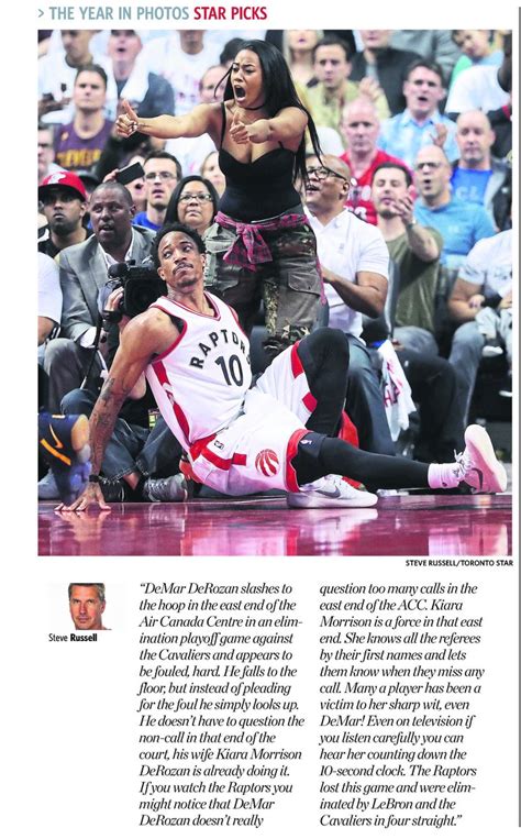 Toronto Star Photogs On Twitter This Moment Demarderozans Wife