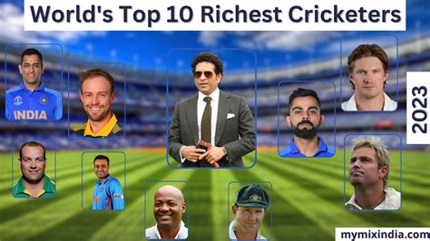 Top Richest Cricketers In The World In My Mix India