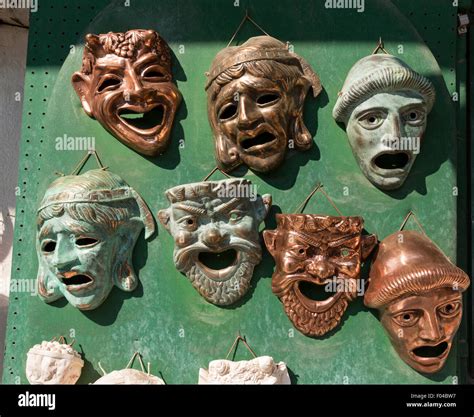 Ancient Greek Theatre Tragedy Masks