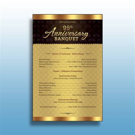 Church Anniversary Program 9 Examples Format Pdf Examples