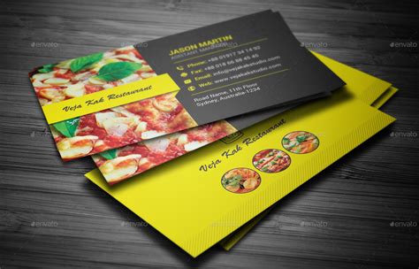 In my experience, business cards are one of the most important and ubiquitous tools in the international business world. Restaurant Business Card by vejakakstudio | GraphicRiver