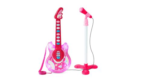Best Choice Products 19in Kids Flash Guitar Pretend Play Musical