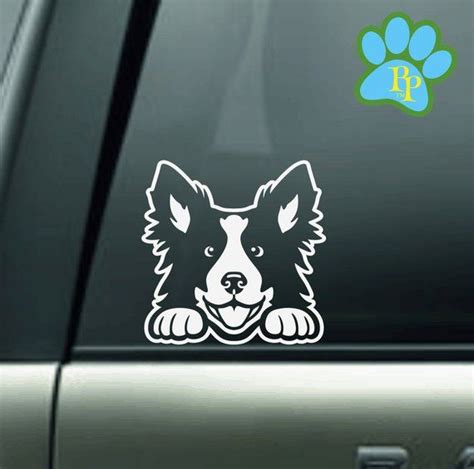 Border Collie Decal Border Collie Car Decal Sticker Border Collie