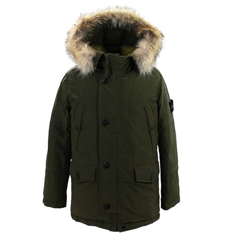 Последние твиты от stone island (@stoneisland). Stone Island Junior Stone Island Parka Khaki - Baby Boy ...