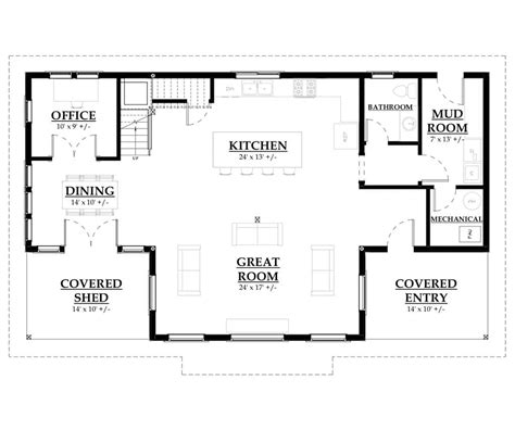 Monitor Barndominium Floor Plans