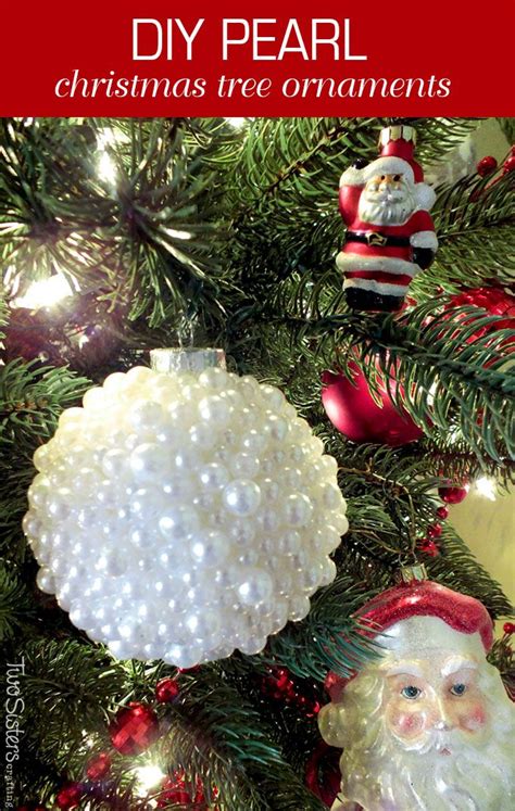 Pearl Christmas Tree Ornaments Christmas Ornaments Diy Christmas