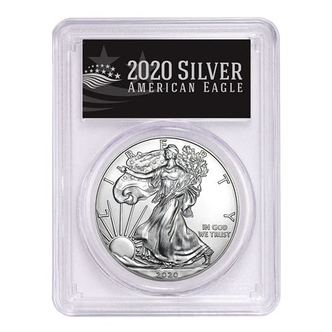 Buy 2020 P American Silver Eagle Ms 70 Pcgs Fd Black Label Apmex
