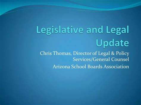 Ppt Legislative And Legal Update Powerpoint Presentation Free