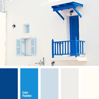 These colors are said to bring to mind. color of Santorini | Color Palette Ideas