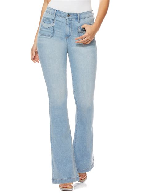 Sofia Jeans Alexa Flare High Waist Front Pocket Stretch Short Jean