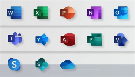 Microsoft Office Applications Icons Smicof