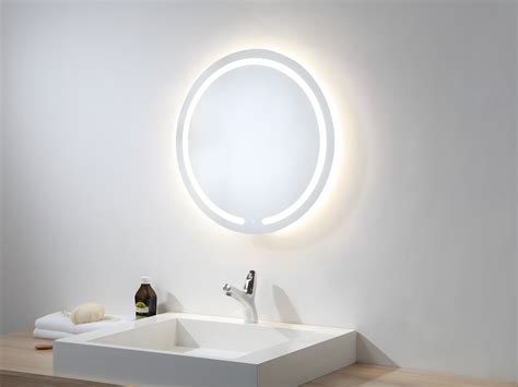 podświetlane okrągłe lustro nerea dł 60 × wys 60 × szer 3 5 cm