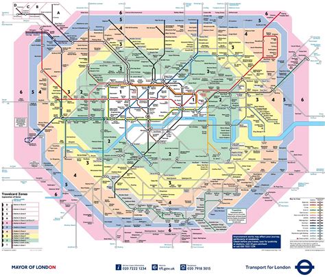 Tube Map Of London •