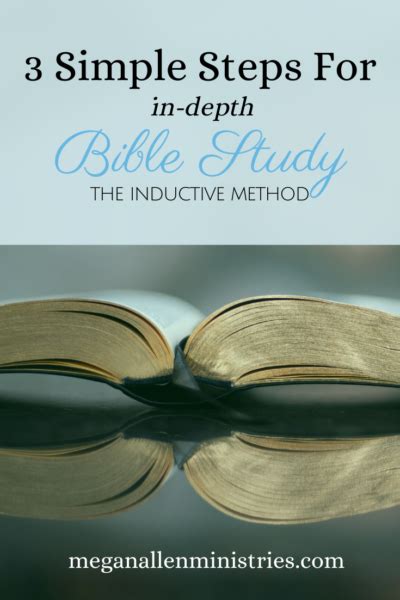 Inductive Bible Study Method Free Printable Worksheets Megan Allen