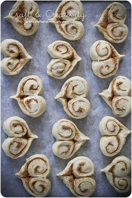 heart shaped cinnamon rolls how cute would these be for valentines day morning valentines
