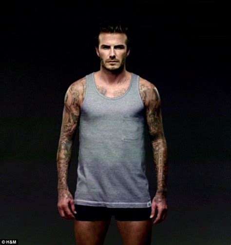 David Beckham Ends Up Naked In Gratuitous Super Bowl Advert For Handm Daily Mail Online