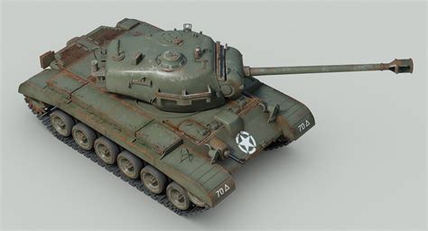 3d Ww2 Pershing Tank M26