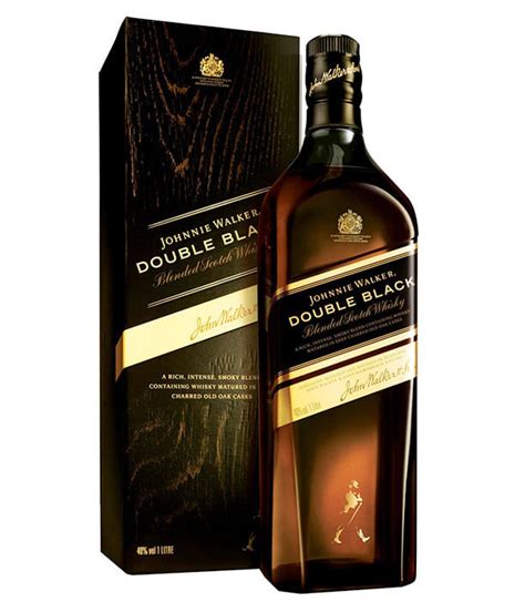 Johnnie Walker Double Black Blended Scotch Whisky 750 Ml