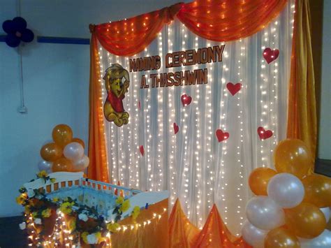 Naming ceremony decoration | 50 top cradle ceremony decoration ideas. Raags Management Services: Naming Ceremony