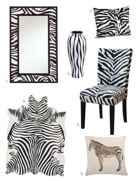 Zebra Print Decor Accessories — Eatwell101