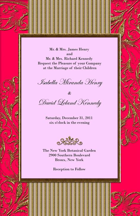 Wedding Invitation With Photo Invitation Wedding Templates Template