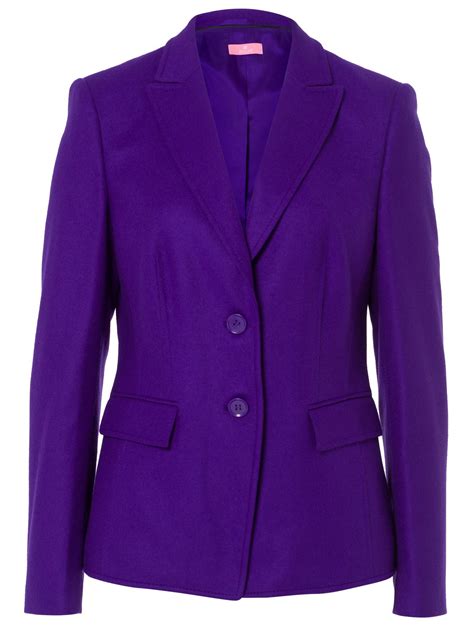 Basler Wool Blazer In Purple Lyst