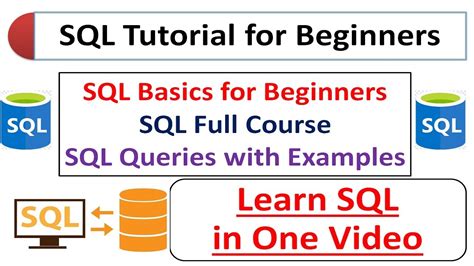 Sql Tutorial For Beginners Sql Basics For Beginners Sql Commands All Sql Queries Examples