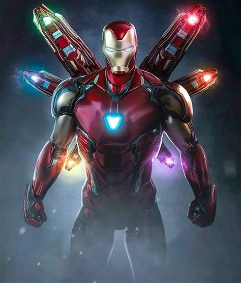 Iron man mark 85 by ronn chavda on artstation. Iron Man Mark 85 Suite powered by the Infinity Stones ...