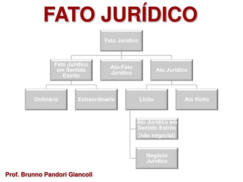 Atos Jurídicos Em Sentido Estrito