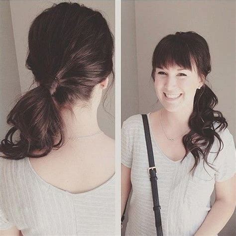 20 Great Ponytails With Bangs Inspiration Ideas Pony Hairstyles