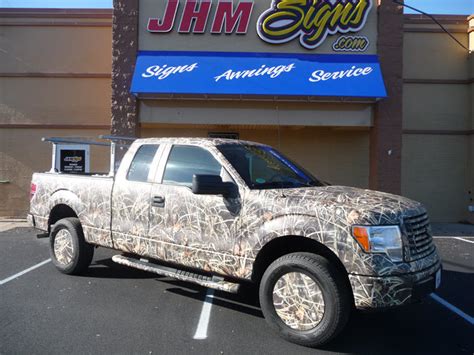 Complete Camouflage Total Camo Vehicle Wrap Truck Wrap By Jhm Signs