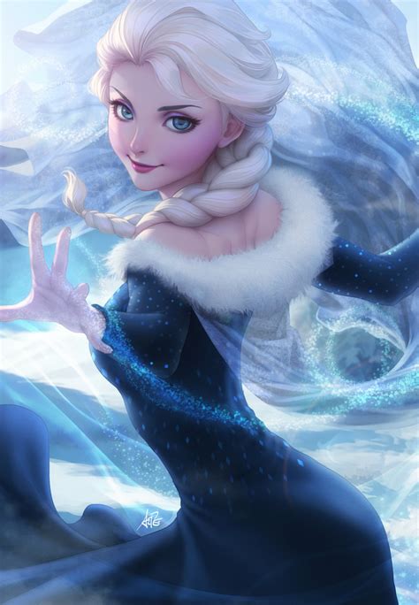 Collab With Artgerm The Ice Queen By Ra Chelb On Deviantart