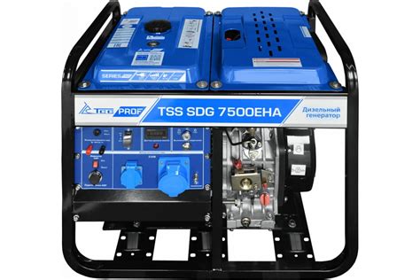 Дизель генератор ТСС Sdg 7500eha 100026 выгодная цена отзывы