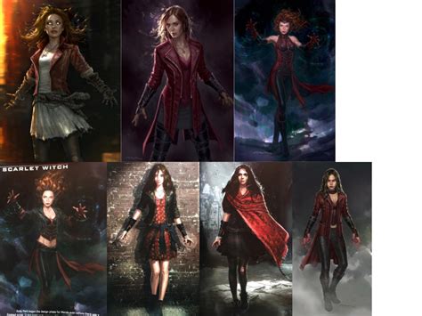 Scarlet Witch Concept Art Marvelstudios