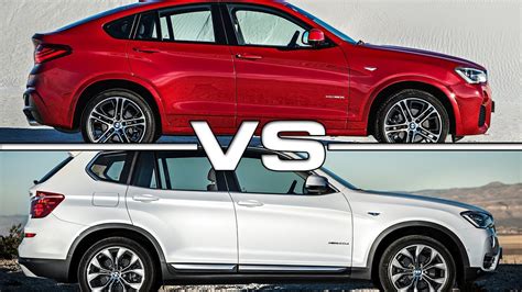 Bmw took inspiration from the new 4 series in redesigning the x3 and x4's interior, which look similar to the outgoing models'. BMW X4 vs BMW X3 - YouTube