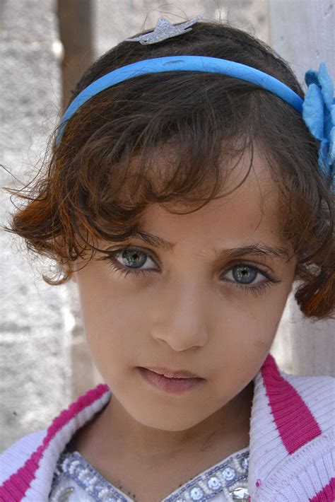 Yemeni Girl Beautiful Eyes Portrait Pretty Eyes