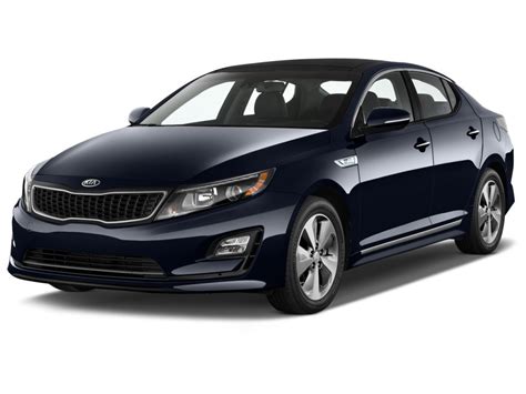 Image 2016 Kia Optima Hybrid 4 Door Sedan Ex Angular Front Exterior