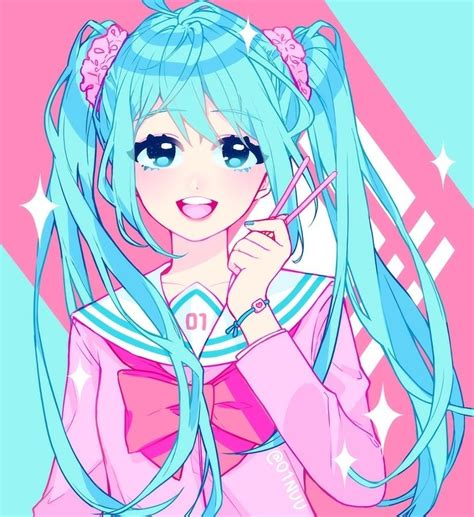 Dont Forget To Follow Me Mint Very Beautiful Images Miku Hatsune