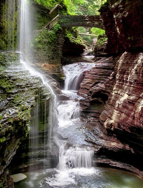 Watkins Glen Waterfall Photograph By Sgphoto Fine Art America