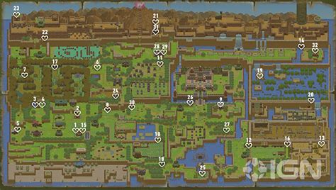 All Heart Piece Locations By Region The Legend Of Zelda Links