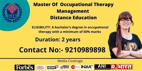 Master Of Occupational Therapy Distance Education Admission 2022