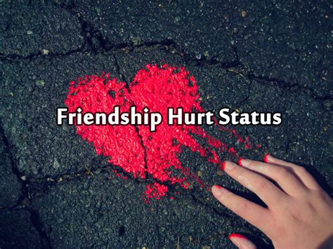 The value of it is seldom known until it is lost. Sad Friendship Status - Broken Friendship Hurt Status
