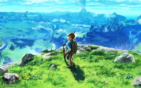 Legend Of Zelda Breath Of The Wild Desktop Background Wallpaper Play