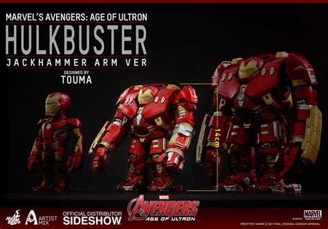 Toystnt Avengers Age Of Ultron Jackhammer Arm Hulkbuster Artist Mix