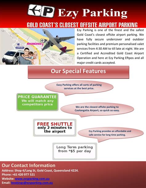 gold coast s closest offsite airport parking by ezy parking issuu