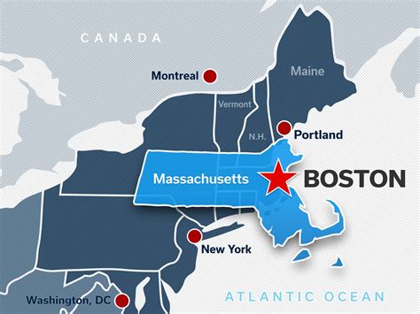 Map Of Boston Massachusettes Time Zones Map World