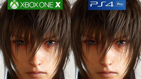 Final Fantasy 15 Xbox One X Vs Ps4 Pro Graphics Comparison
