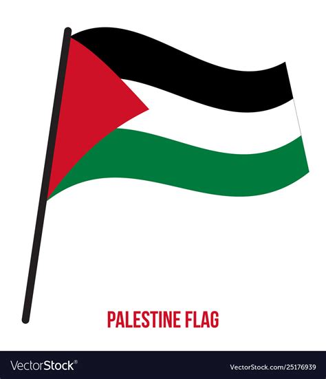 Palestine Flag Vector Palestine Flag Palestine Palestine Flag Waving