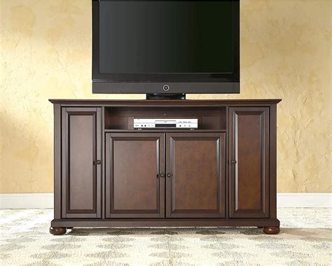 Misc Vintage Mahogany Wood 60 Inch Tv Stand Brown Traditional Finish