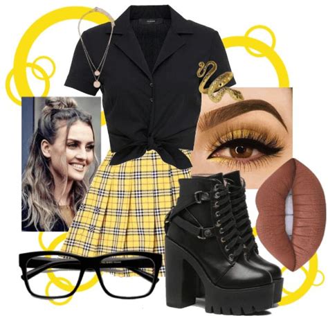 Hufflepuff 4 Outfit Shoplook In 2023 Hogwarts Outfits Hufflepuff